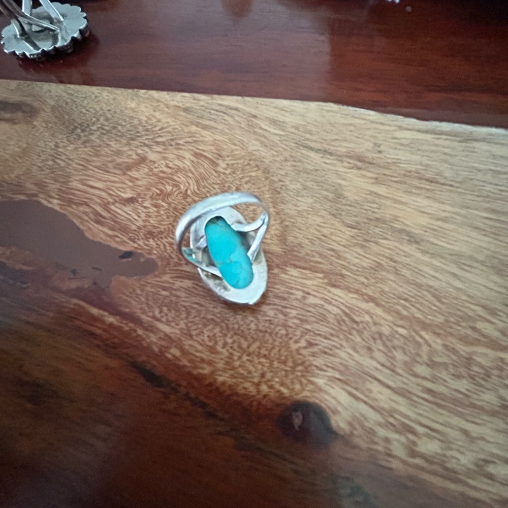 Sterling Silver Turquoise Ring - Picture 2 of 4